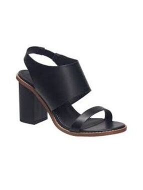 French Connection Lori Women’s Black Block Heel Sandal Size 7.5
